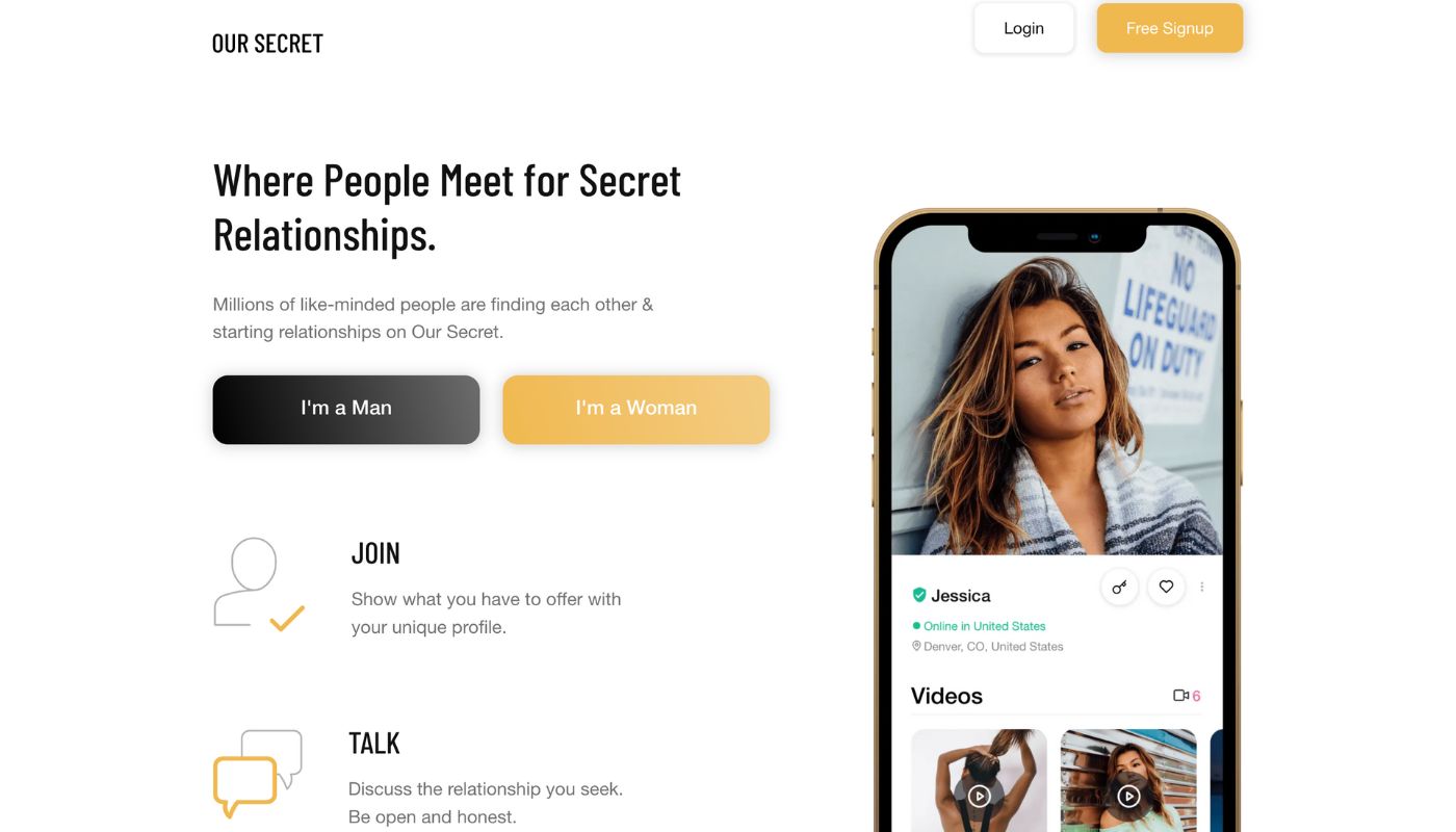 Our Secret Review: Best Way to Start a Discreet Relationship or Scam?